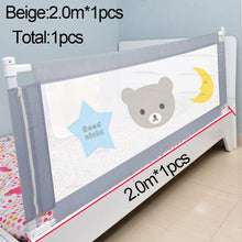 Load image into Gallery viewer, Children&#39;s bed barrier fence safety guardrail security foldable baby home playpen on bed fencing gate crib adjustable kids rails
