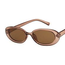 Load image into Gallery viewer, Pink Retro Sunglasses Oval Sunglasses Women Retro Brand Designer Vintage Ladies Cat Eye Pink Sun Glasses UV400  Nicki Minaj
