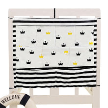 Load image into Gallery viewer, Bed Hanging Storage Bag Baby Cot Bed Brand Baby Cotton Crib Organizer 50*60cm Toy Diaper Pocket for Crib Bedding Set
