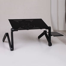 Load image into Gallery viewer, Aluminum Alloy Laptop Table Adjustable Portable Folding Computer Desk Students Dormitory Laptop Table Computer Stand Bed Tray
