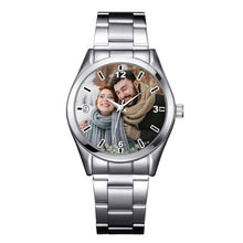 Load image into Gallery viewer, A3313 Custom logo Watch photo print Watches watch face Printing Wristwatch Customized Unique DIY Gift For lovers
