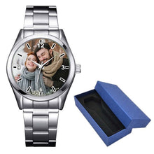 Load image into Gallery viewer, A3313 Custom logo Watch photo print Watches watch face Printing Wristwatch Customized Unique DIY Gift For lovers
