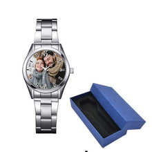 Load image into Gallery viewer, A3313 Custom logo Watch photo print Watches watch face Printing Wristwatch Customized Unique DIY Gift For lovers
