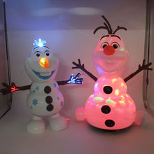 Load image into Gallery viewer, Frozen 2 Robots Snowman Olaf Electric Toys Dance Moves Light Music Cartoon Plastic Toy Boys And Girls Christmas Gifts
