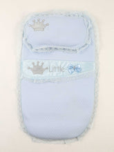 Load image into Gallery viewer, Baby swaddle sleeping bag girls boys cute baby envelope super soft bed crown flower butterfly little king little princess models
