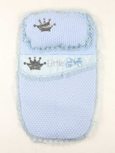 Load image into Gallery viewer, Baby swaddle sleeping bag girls boys cute baby envelope super soft bed crown flower butterfly little king little princess models
