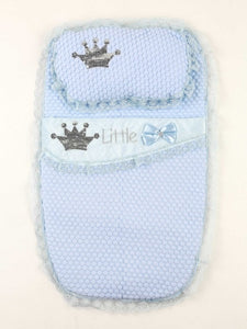 Baby swaddle sleeping bag girls boys cute baby envelope super soft bed crown flower butterfly little king little princess models