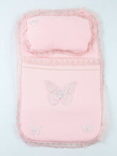 Load image into Gallery viewer, Baby swaddle sleeping bag girls boys cute baby envelope super soft bed crown flower butterfly little king little princess models
