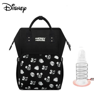 Disney Mickey USB Diaper Bag Organizer Baby Bag Backpack Nappy Bag Large Capacity Mommy Bag For Stroller Black New Design 2020