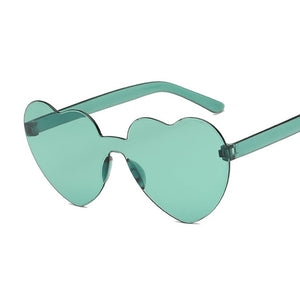 Love Heart Sunglasses Women Brand Designer New Fashion Cute Sexy Retro Cat Eye Vintage Cheap Sun Glasses Red Female
