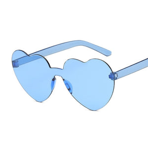 Love Heart Sunglasses Women Brand Designer New Fashion Cute Sexy Retro Cat Eye Vintage Cheap Sun Glasses Red Female