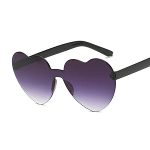 Love Heart Sunglasses Women Brand Designer New Fashion Cute Sexy Retro Cat Eye Vintage Cheap Sun Glasses Red Female