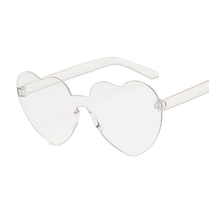 Love Heart Sunglasses Women Brand Designer New Fashion Cute Sexy Retro Cat Eye Vintage Cheap Sun Glasses Red Female
