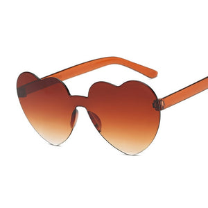 Love Heart Sunglasses Women Brand Designer New Fashion Cute Sexy Retro Cat Eye Vintage Cheap Sun Glasses Red Female