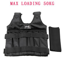 Load image into Gallery viewer, SUTEN 20kg/50kg Loading Weighted Vest For Boxing Training Workout Fitness Equipment Adjustable Waistcoat Jacket Sand Clothing

