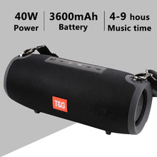 Load image into Gallery viewer, TG118 High Power 40W Bluetooth Speaker Waterproof Portable Column For PC Computer Speakers Subwoofer Boom box Music Center Radio
