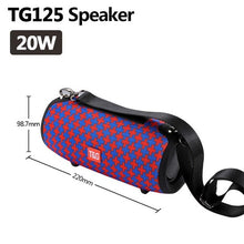 Load image into Gallery viewer, TG118 High Power 40W Bluetooth Speaker Waterproof Portable Column For PC Computer Speakers Subwoofer Boom box Music Center Radio
