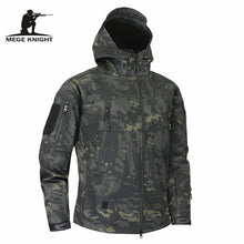 Load image into Gallery viewer, Mege Brand Clothing Autumn Men&#39;s Military Camouflage Fleece Jacket Army Tactical Clothing  Multicam Male Camouflage Windbreakers
