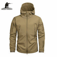 Load image into Gallery viewer, Mege Brand Clothing Autumn Men&#39;s Military Camouflage Fleece Jacket Army Tactical Clothing  Multicam Male Camouflage Windbreakers
