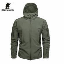 Load image into Gallery viewer, Mege Brand Clothing Autumn Men&#39;s Military Camouflage Fleece Jacket Army Tactical Clothing  Multicam Male Camouflage Windbreakers
