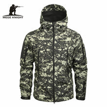 Load image into Gallery viewer, Mege Brand Clothing Autumn Men&#39;s Military Camouflage Fleece Jacket Army Tactical Clothing  Multicam Male Camouflage Windbreakers

