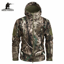 Load image into Gallery viewer, Mege Brand Clothing Autumn Men&#39;s Military Camouflage Fleece Jacket Army Tactical Clothing  Multicam Male Camouflage Windbreakers
