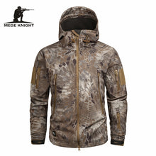 Load image into Gallery viewer, Mege Brand Clothing Autumn Men&#39;s Military Camouflage Fleece Jacket Army Tactical Clothing  Multicam Male Camouflage Windbreakers
