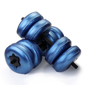 Adjustable Dumbbell Set Water-filled Dumbbell Heavey Weights Workout Exercise Fitness Equipment for Gym Home Bodybuilding