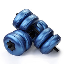 Load image into Gallery viewer, Adjustable Dumbbell Set Water-filled Dumbbell Heavey Weights Workout Exercise Fitness Equipment for Gym Home Bodybuilding
