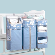 Load image into Gallery viewer, SUNVENO Portable Baby Crib Organizer Bed Hanging Bag for Baby Essentials Diaper Storage Cradle Bag Bedding Set
