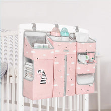 Load image into Gallery viewer, SUNVENO Portable Baby Crib Organizer Bed Hanging Bag for Baby Essentials Diaper Storage Cradle Bag Bedding Set
