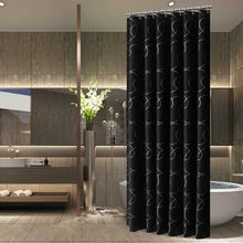 Load image into Gallery viewer, Modern Shower Curtains Geometric Flowers Cartoon Bath Curtain Cortina Waterproof Polyester For Bathroom with 12pcs Plastic Hooks
