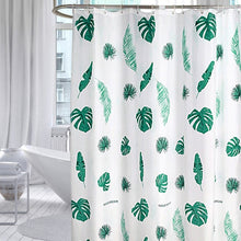 Load image into Gallery viewer, Modern Shower Curtains Geometric Flowers Cartoon Bath Curtain Cortina Waterproof Polyester For Bathroom with 12pcs Plastic Hooks
