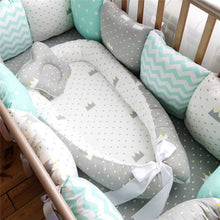 Load image into Gallery viewer, 80*50cm Baby Nest Bed Portable Crib Travel Bed Infant Toddler Cotton Cradle for Newborn Baby Bassinet Bed
