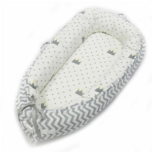 80*50cm Baby Nest Bed Portable Crib Travel Bed Infant Toddler Cotton Cradle for Newborn Baby Bassinet Bed