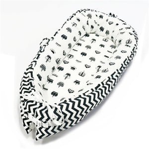 80*50cm Baby Nest Bed Portable Crib Travel Bed Infant Toddler Cotton Cradle for Newborn Baby Bassinet Bed