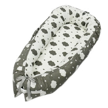 Load image into Gallery viewer, 80*50cm Baby Nest Bed Portable Crib Travel Bed Infant Toddler Cotton Cradle for Newborn Baby Bassinet Bed
