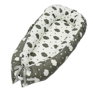 80*50cm Baby Nest Bed Portable Crib Travel Bed Infant Toddler Cotton Cradle for Newborn Baby Bassinet Bed