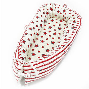 80*50cm Baby Nest Bed Portable Crib Travel Bed Infant Toddler Cotton Cradle for Newborn Baby Bassinet Bed