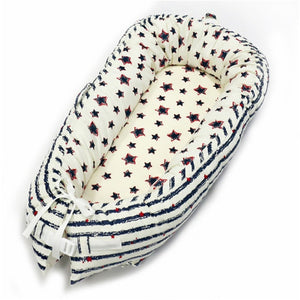 80*50cm Baby Nest Bed Portable Crib Travel Bed Infant Toddler Cotton Cradle for Newborn Baby Bassinet Bed