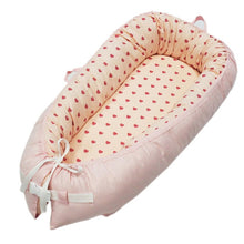 Load image into Gallery viewer, 80*50cm Baby Nest Bed Portable Crib Travel Bed Infant Toddler Cotton Cradle for Newborn Baby Bassinet Bed
