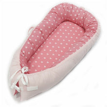 Load image into Gallery viewer, 80*50cm Baby Nest Bed Portable Crib Travel Bed Infant Toddler Cotton Cradle for Newborn Baby Bassinet Bed
