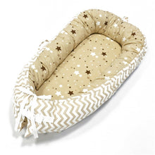 Load image into Gallery viewer, 80*50cm Baby Nest Bed Portable Crib Travel Bed Infant Toddler Cotton Cradle for Newborn Baby Bassinet Bed
