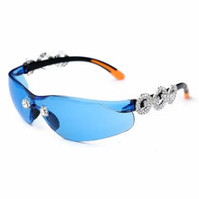 Load image into Gallery viewer, Yumomo Crystral Sunglasses Women Men Fashion Personlity Windshield UV Protection Blu Yellow UV400 Mirror Feminino De Sol Gafas
