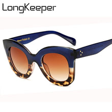 Load image into Gallery viewer, LongKeeper Cat Eye Vintage Sunglasses Women 2020 Fashion Leopard Sun Glasses Sexy Ladies Eyewears UV400 Goggles Oval Glasses
