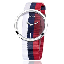Load image into Gallery viewer, DOM Watch Women luxury Fashion Casual 30 m waterproof quartz watches genuine leather strap sport Ladies elegant wrist watch girl
