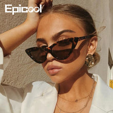 Load image into Gallery viewer, Epicool Cat Eye Sunglasses Women Plastic Frame Classic Sun glasses Ladies Retro Fashion Mirror Sunglasses UV400 oculos
