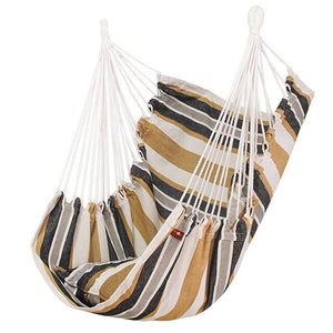 Hanging Hammock Chair Home Garden Outdoor Swing Travel Camping Indoor Portable Relaxation Furniture With Cushion Canvas Bedroom