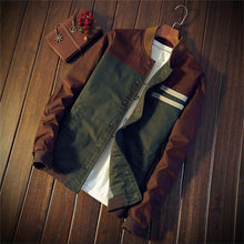 Load image into Gallery viewer, Mountainskin 4XL New Men&#39;s Jackets Autumn Military Men&#39;s Coats Fashion Slim Casual Jackets Male Outerwear Baseball Uniform SA461
