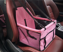 Load image into Gallery viewer, Pet Dog Car Carrier Seat Bag Waterproof Basket Folding Hammock Pet Carriers Bag For Small Cat Dogs Safety Travelling Mesh
